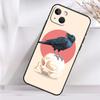 Crow Raven Dark Skull Case For iPhone 14 16 15 Pro Max 11 12 13 Mini 7 8 Plus X XR XS MAX Soft Shockproof Cover