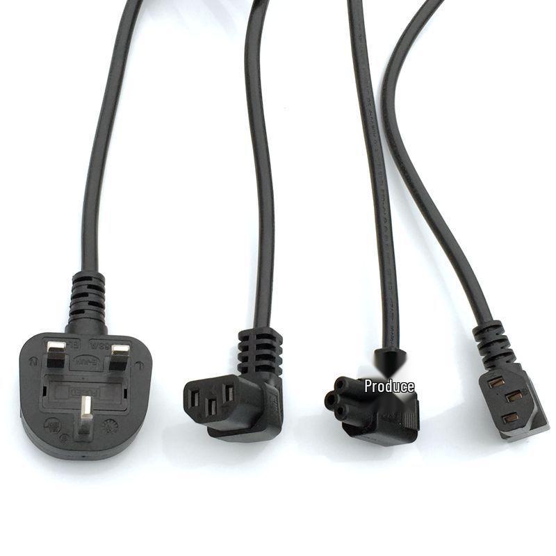 2021 UK Standard BS Three-Pin AC Power Cord with UKCA Certification