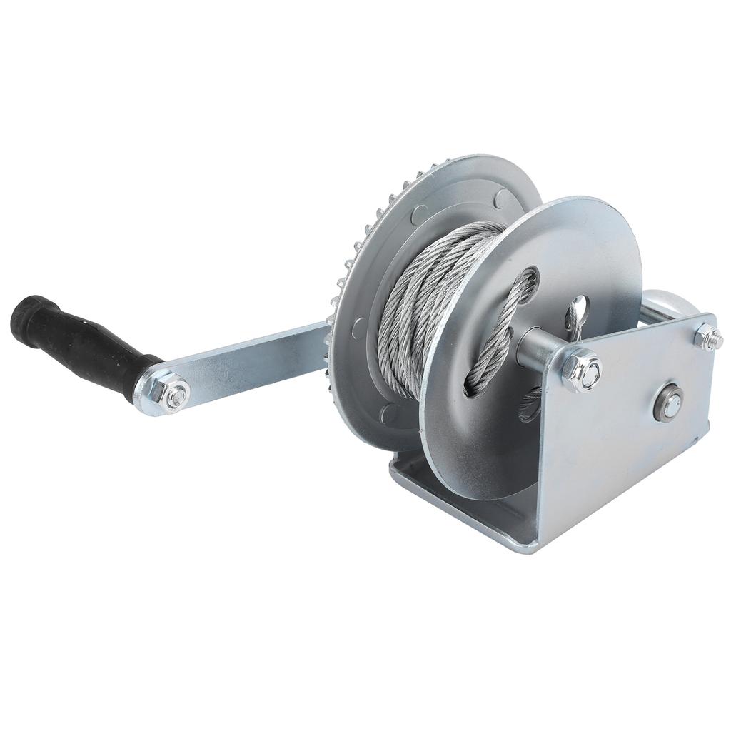 Ручная лебедка с высокой грузоподъемностью, самоблокирующаяся рукоятка, подъемный строп с крюком 1600 фунтов