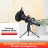 Настольный штатив, регулируемая микрофонная стойка для компьютера, видеочата, игр, подкастинга, записи встреч