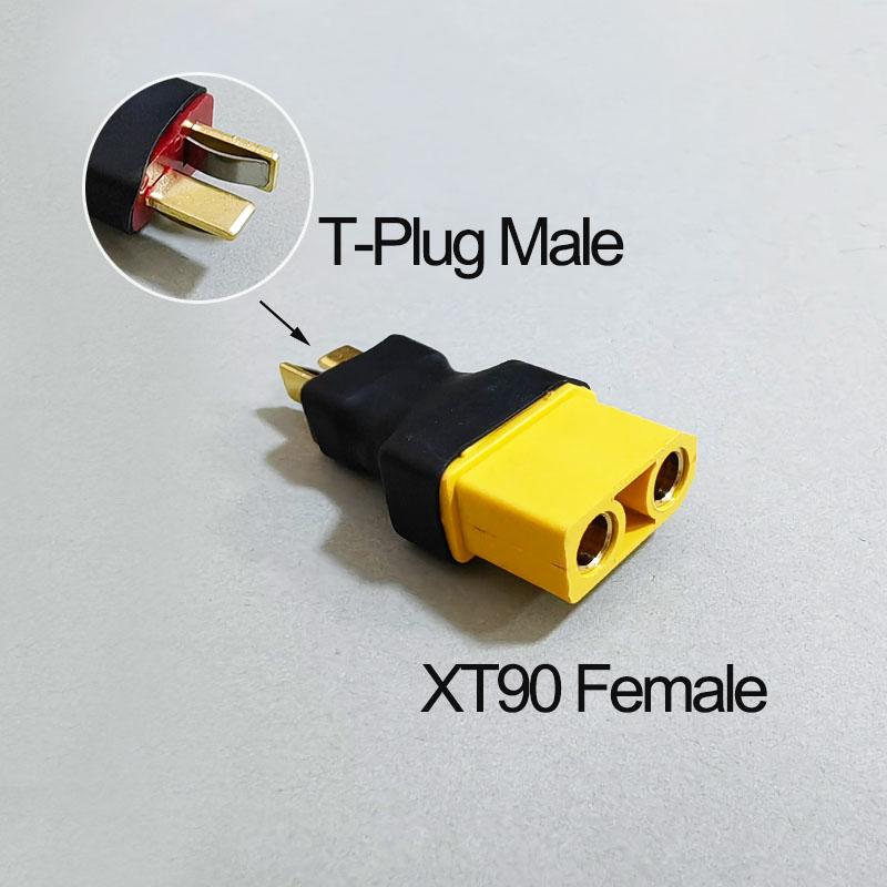 1PCS RC Battery Connector Adapter XT30 XT60 XT90 T-Plug TRX Male to Female Plug For RC LiPo Battery Charger
