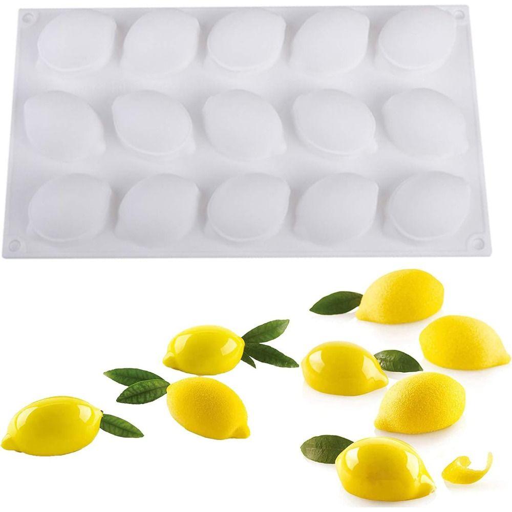 Fruit Shaped Lemon Mousse Cake Mold Food-Grade Silicone Baking Cake Molds Pastry Making