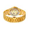 Gold Stainless Steel Men's Automatic Luxury Hollow Mechanical Watch