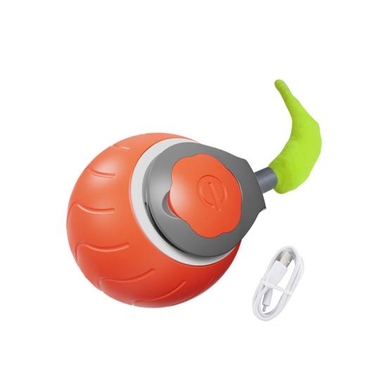 Electric Cat Ball Toy Smart Self-Rolling Ball Toy Bite-Resistant USB Rechargeable Pet Toy for Indoor Cats Relieving Boredom
