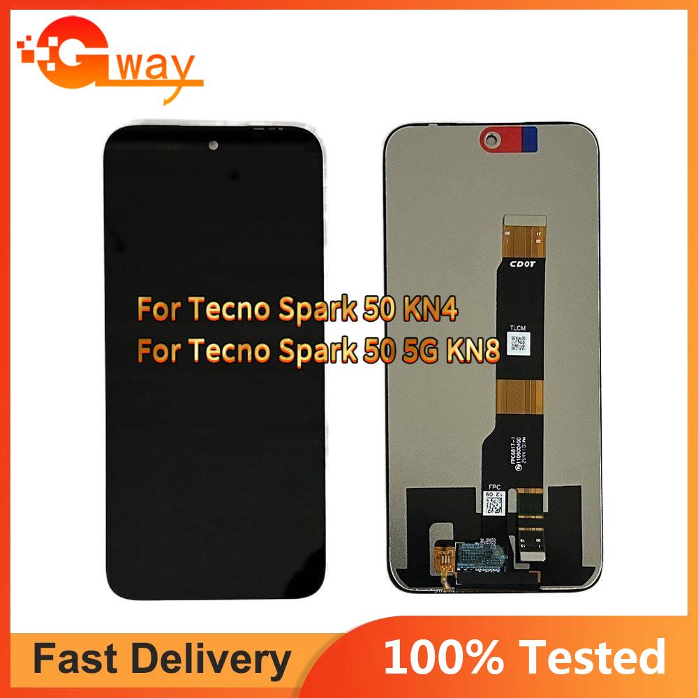 Полная сборка LCD-экрана и дигитайзера для Tecno Spark 50 KN4 Spark 50 5G KN8