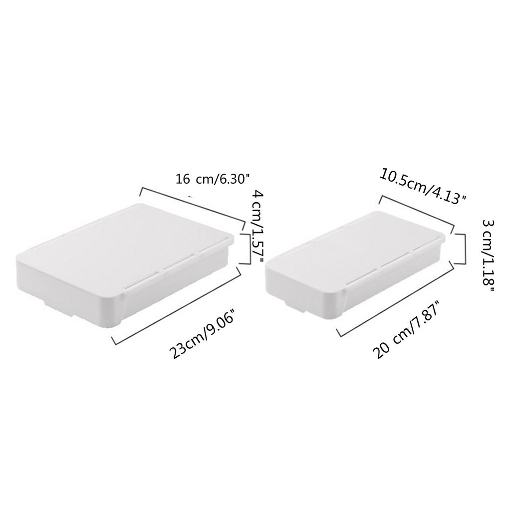 Комплект ящиков под столом, удобный ящик для хранения, самоклеящиеся ящики, выдвижные ящики для офисов и школ