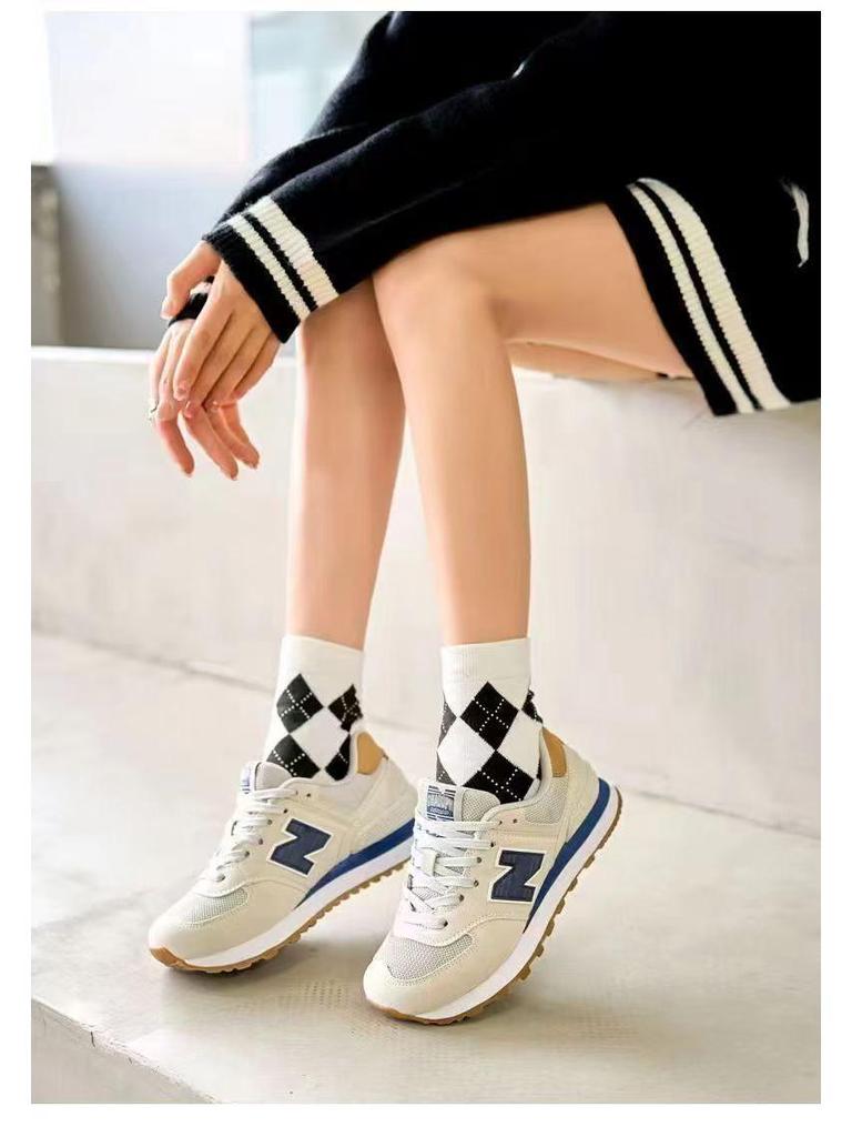 New Balance NB574 Серые Ретро Беговые Кроссовки для Мужчин и Женщин