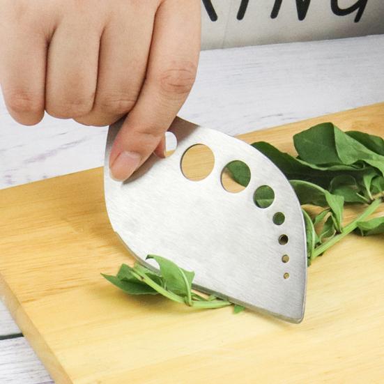 Нож для чистки листьев, 9 отверстий, кухонный инструмент для капусты, базилика, тимьяна, кинзы, розмарина, кухонная утварь для любителей трав