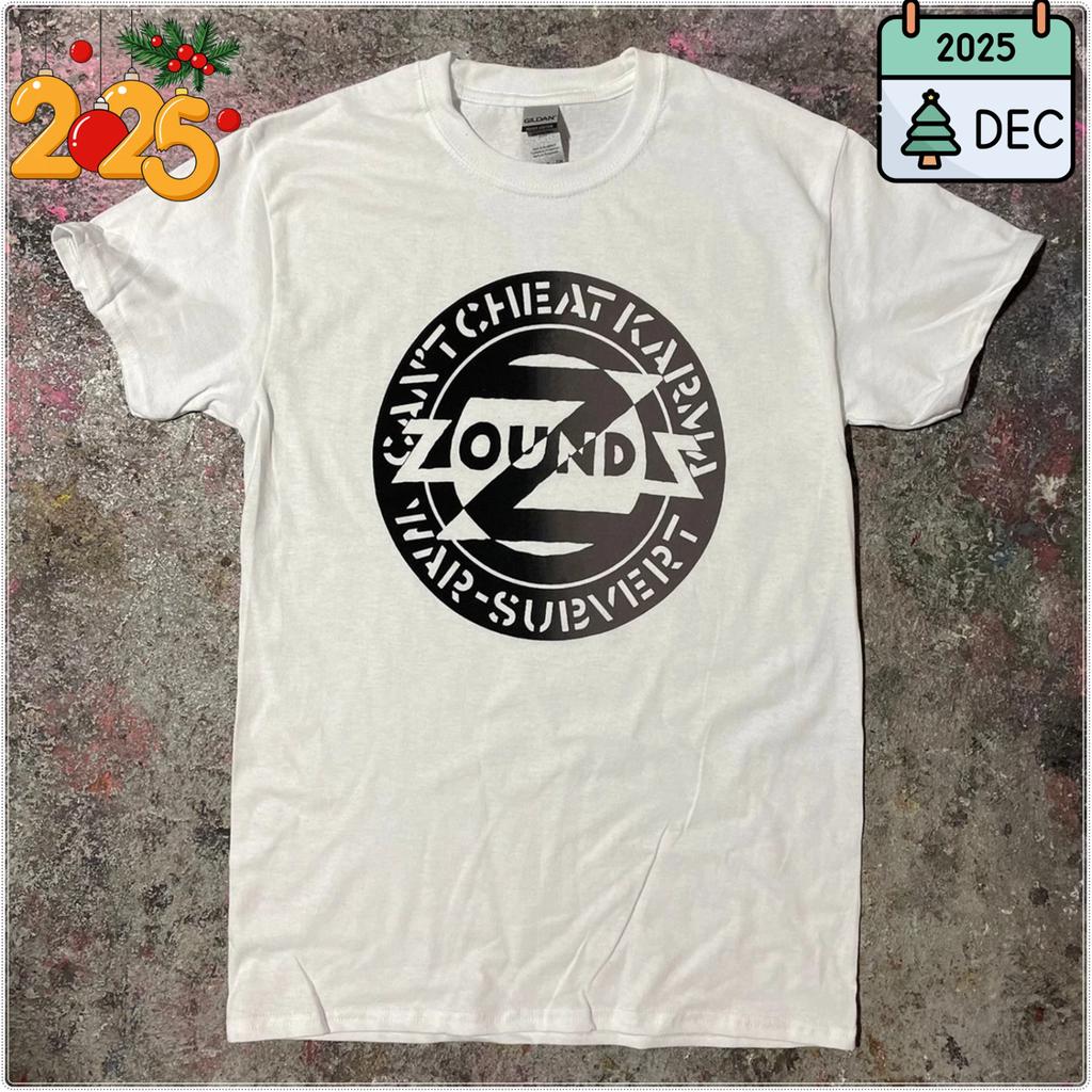 Zounds The Curse Vintage Anarcho Peace Punk Rock Band Graphic T-Shirt