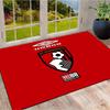 AFC Bournemouth Football Club Crest Print Area Rug Soccer Team Non Slip Living Room Bedroom Gaming Floor Mat Sports Fan Home Decor Rug