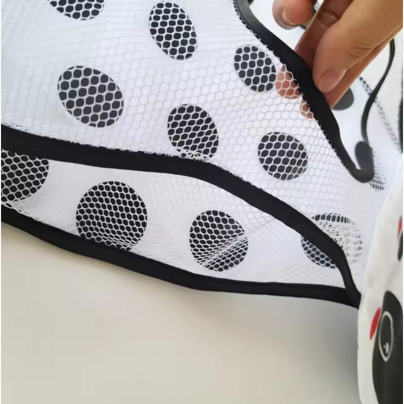 1pc Cute Panda Bath Toys Mesh Net Storage Bag Strong Suction Cups Bath Game Bag Bathroom Organizer Water Toys