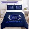 Arsenal Quilt Cover Set Perfect for Dormitory Lightweight Perfect Gift for Friends Family