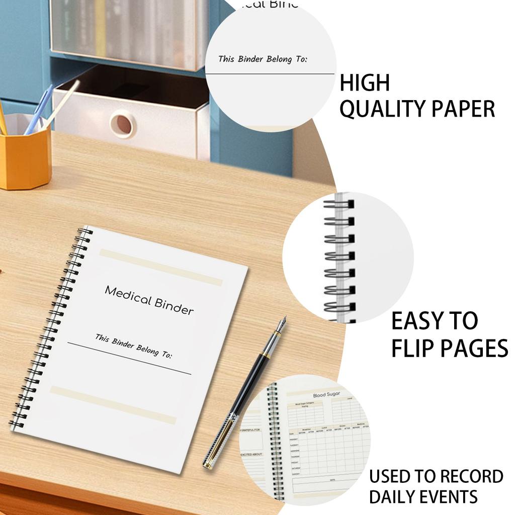 Папка-планировщик медицинских документов 70 страниц