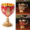 1 Pcs 30ml Retro Metal Aluminum Alloy Wine Glass Goblet Reusable Bar Dinnerware