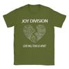 Мужская Женская Joy Division Любовь разорвет нас на части Футболка 100% Хлопок Одежда Смешная С коротким рукавом Круглый вырез Футболка