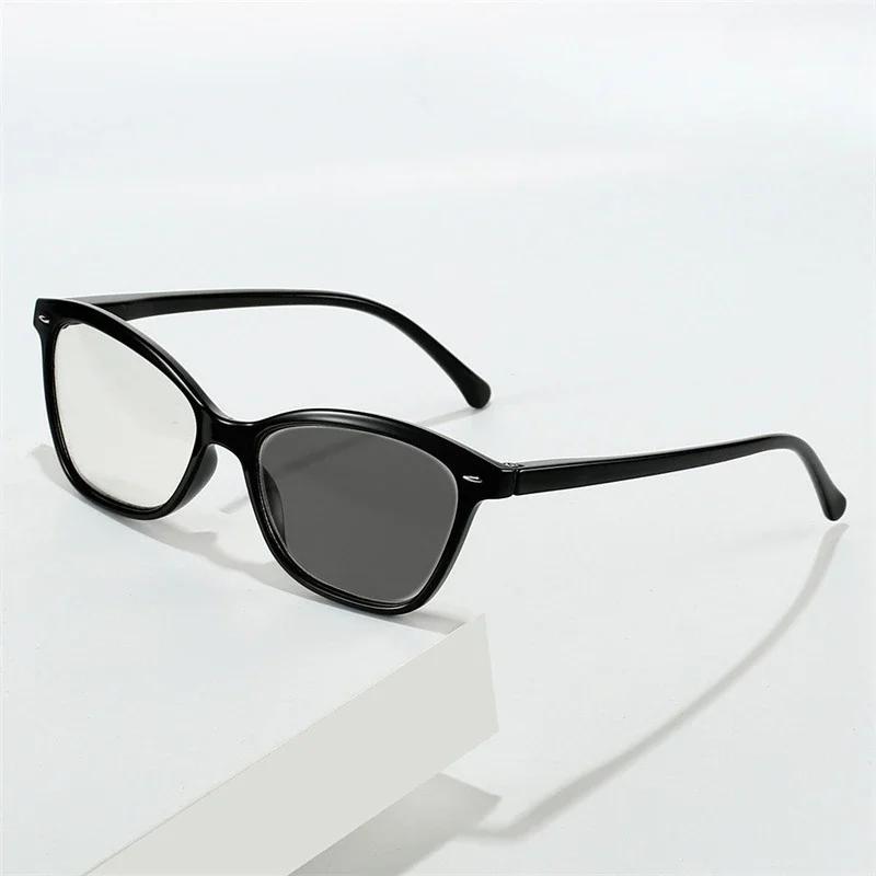 Защита глаз от синего света Фотохромные очки для чтения Модные очки «кошачий глаз» Удобные очки с высоким разрешением