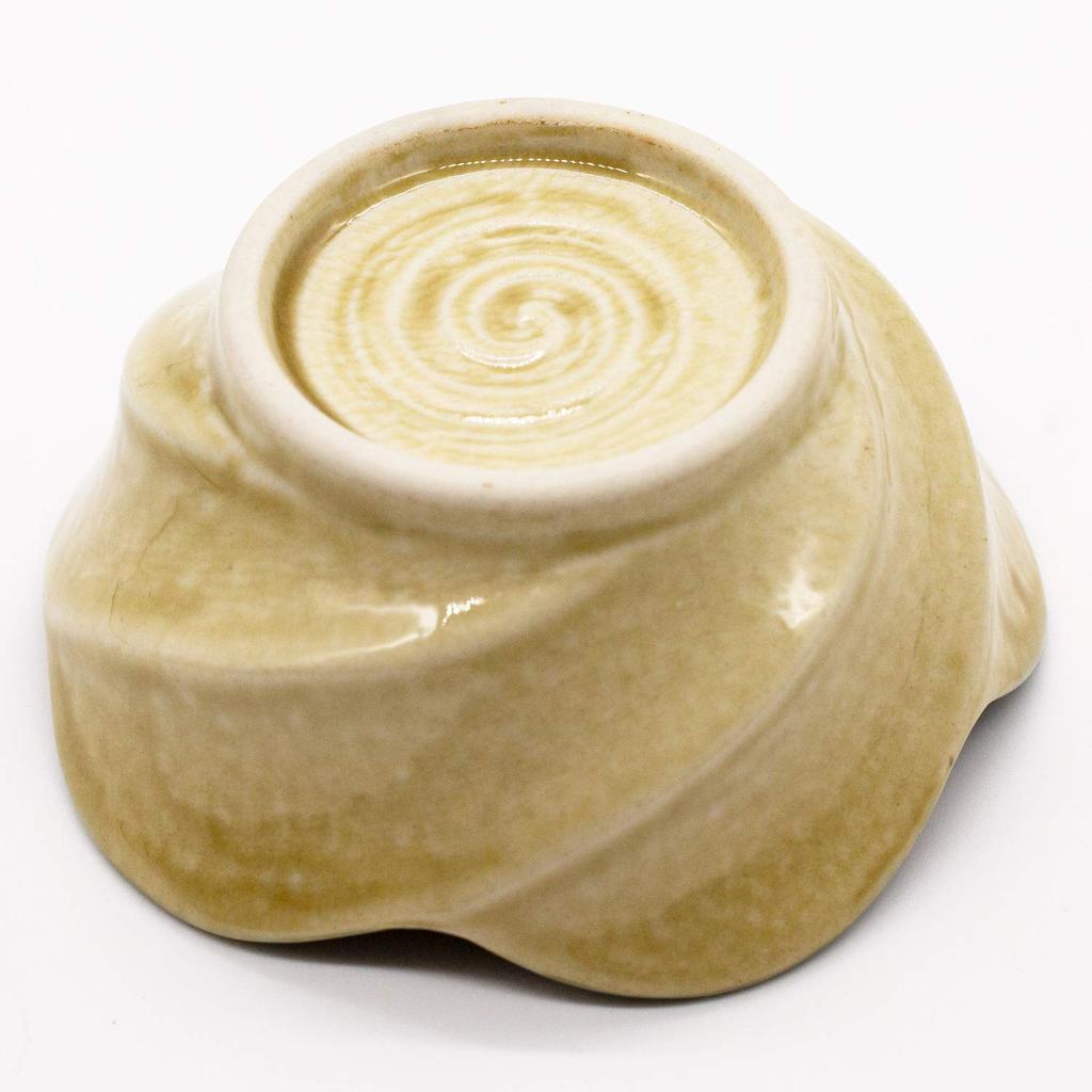 Мино Варе Ямасаку Печь Маленькая Миска Мини Миска Блюдо 3 дюйма Диаметр 9 см Кисето Сделано в Японии "Ваза для цветов" В форме цветка прибл.. 520-0151