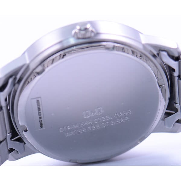 Citizen Men's W474-205 ( Watch Q&Q Stainless Model) Round Watch Silver Stainless Analog