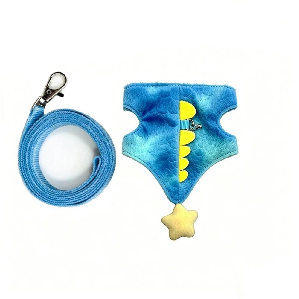 Dragon Design Ferret Vest Harness Cartoon Guinea Pig Safety Vest Cute Ferret Traction Rope Walking