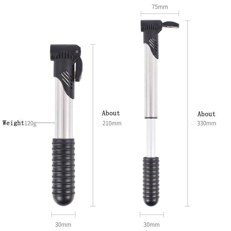 Bicycle Convenient Mini Pump Inflator Mountain Bike Road Portable Inflator Basketball Football Inflatable Equipment Accessories