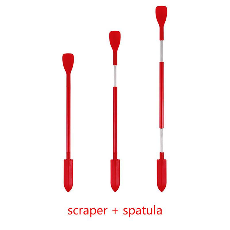 1 шт. силиконовый скребок с двойной головкой, косметический набор скребков для крема, инструменты для макияжа