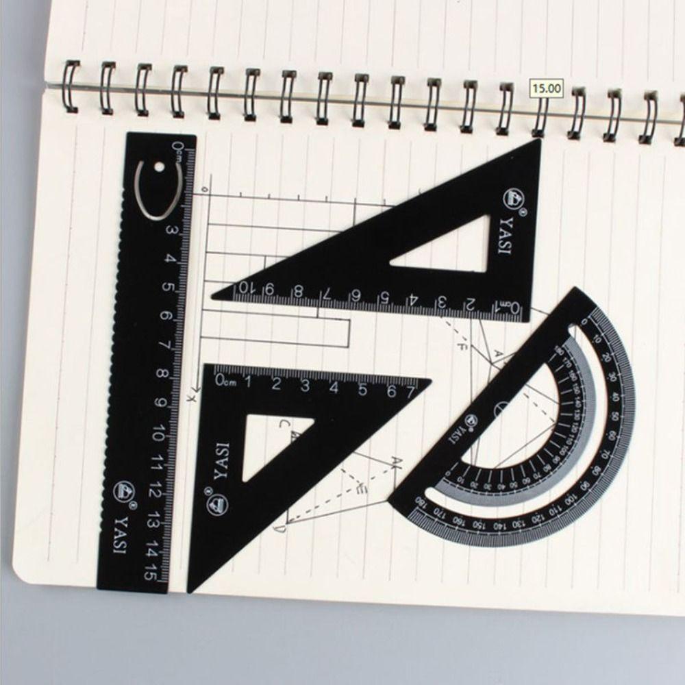 Делительная линейка, набор прямых треугольных линеек, многофункциональная линейка для черчения, линейка для черчения, для студентов