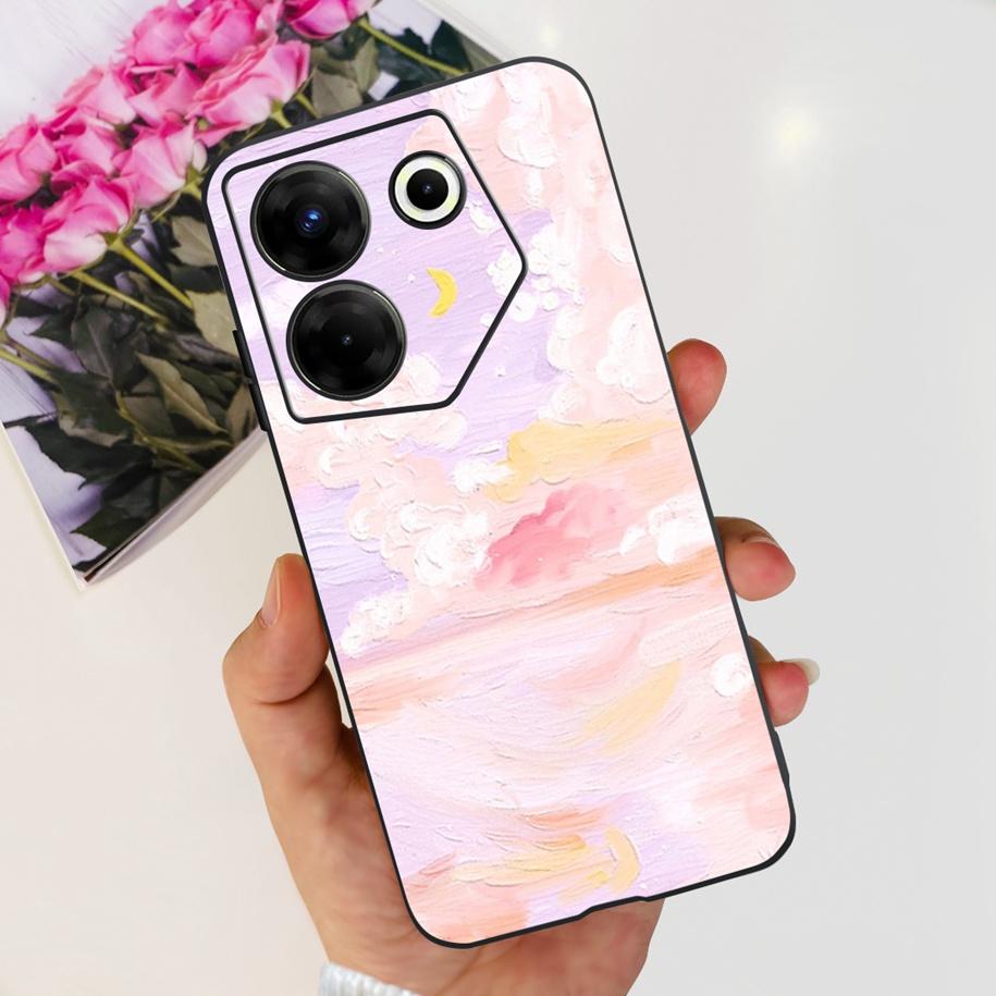 Чехол для Tecno Camon 20 Pro 5G Мраморная крышка для Tecno Camon 20 Бампер Мягкие силиконовые чехлы для телефона Для Camon20 Pro CK8n CK7n Fundas