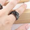 Punk Titanium Steel Finger Ring Men Jewelry Xmas Gift Party Cocktail Fashion