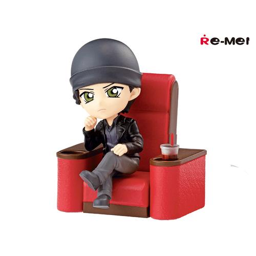 Genuine Detective Conan Movie Theater Scene Ornament Doll Edogawa Kudo Shinichi Jimmy Kudo Action Figure Model Toys