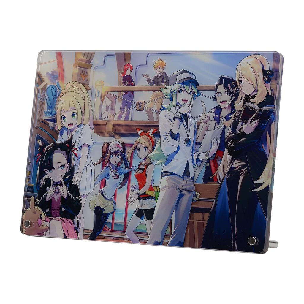 Pokemon Center Original Acrylic Stand with Legs TRAINERS Salon!!