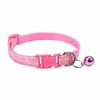 Small Cats Dog Collars With Bell Breakaway Adjustable Dog Puppy Bling Paw Prints