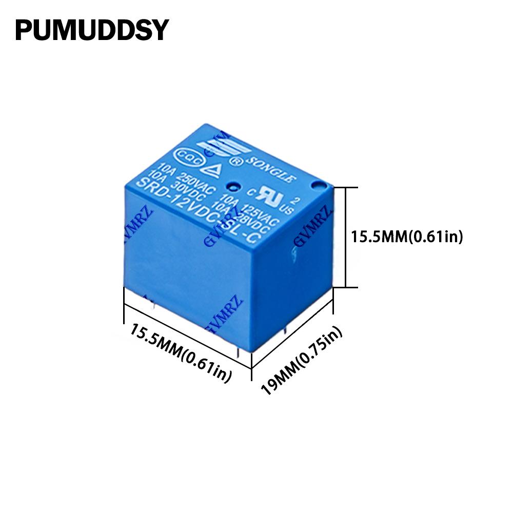 5 шт. 3В 5В 6В Реле 5-контактные SRD-03VDC-SL-C SRD-05VDC-SL-C SRD-06VDC-SL-C SRD-09VDC-SL-C SRD-12VDC-SL-C 9В 12В 24В 10А 250В AC Реле 5