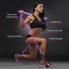 С Ab Roller Pilates Bar Kit Stretching Yoga Resistance Bands Foot Loop Pilates Sticks Exercise