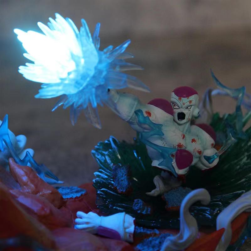 Anime Drogan Boll Z Freezer Vs Son Gocool Figurine 21cm Gk Pvc Action Figures Statue Collection Model Toy Gifts