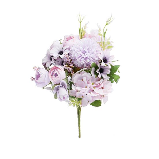 1 букет искусственных цветов для дома, гостиной, свадьбы, рабочего стола, реквизит для фотографии