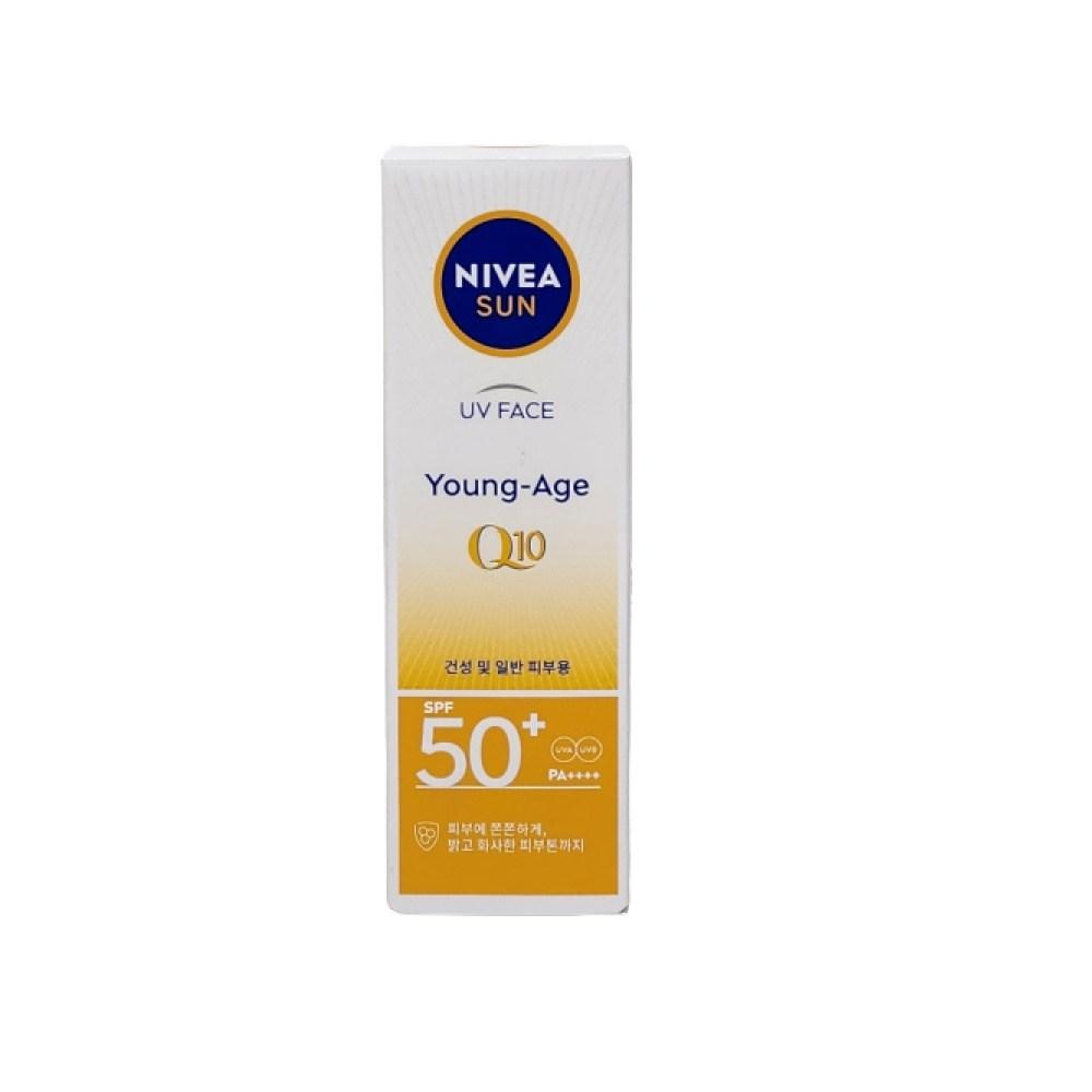 Nivea Солнцезащитный крем Sun Young Age Q-10, 50 мл, 1 шт.