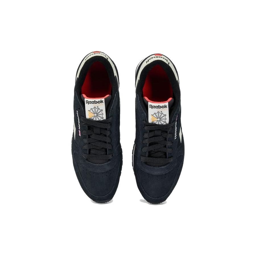 Reebok Классические кожаные черные кроссовки Steely Fog Unisex Core-Black Cherry 100032774