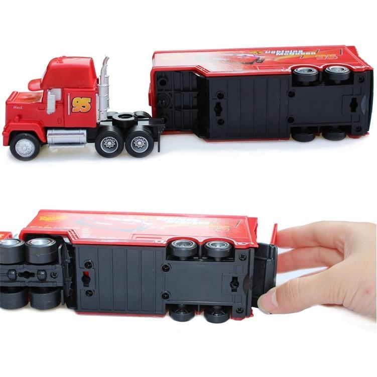 Disney Pixar Car No.95 Mack Racer's Truck Mcqueen 155 Model Kid Toys High-quality Craftsmanship