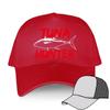 Черные повседневные кепки с рыбным принтом для мальчиков Tuna Hunter Sporter Fisher Модные шапки унисекс с принтом Snapback