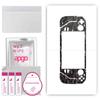apgo Protective Skin Sticker for the Back Compatible with Steam Deck, Wrap Film, Foil, Vinyl - Pattern Carbon Black Pixel