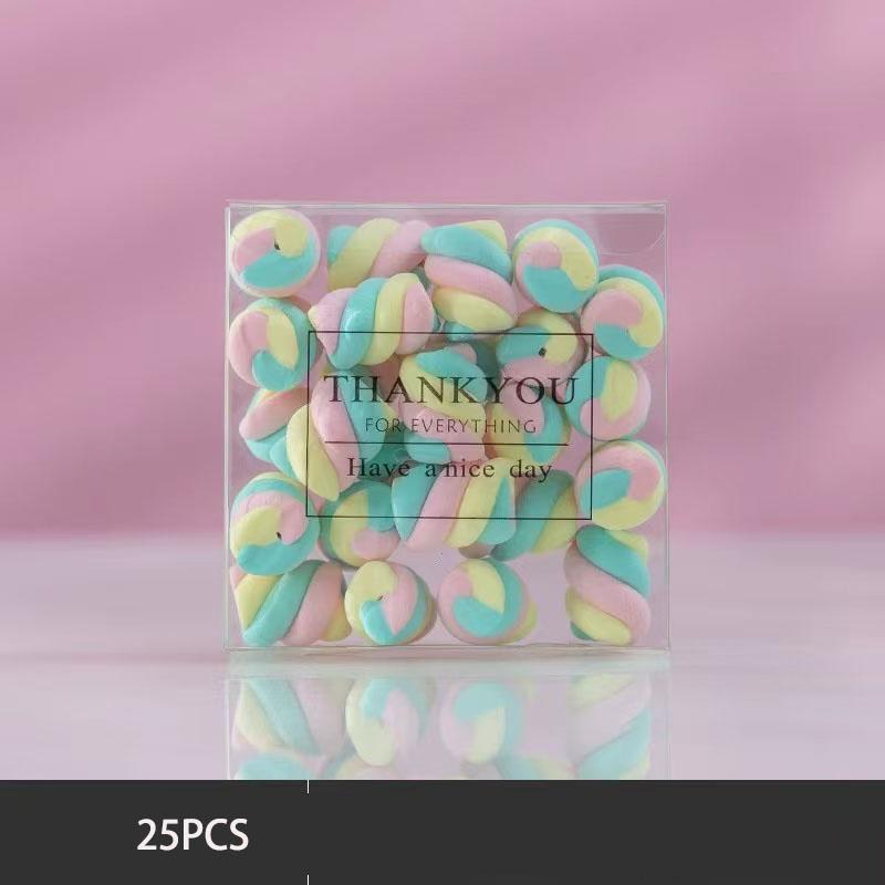 Высококачественный искусственный зефир, милый симуляционный леденец, витрина кондитерской, 2026, Рождество, украшение для дома, искусственная еда