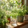 20PCS Plastic Hydroponic Seedling Pots Breathable Planting Mesh Pots  Aerated Root Growth