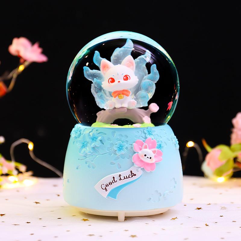 Астронавт Хрустальный шар Музыкальная шкатулка Украшение - Студент Снежный шар Подарок на день рождения