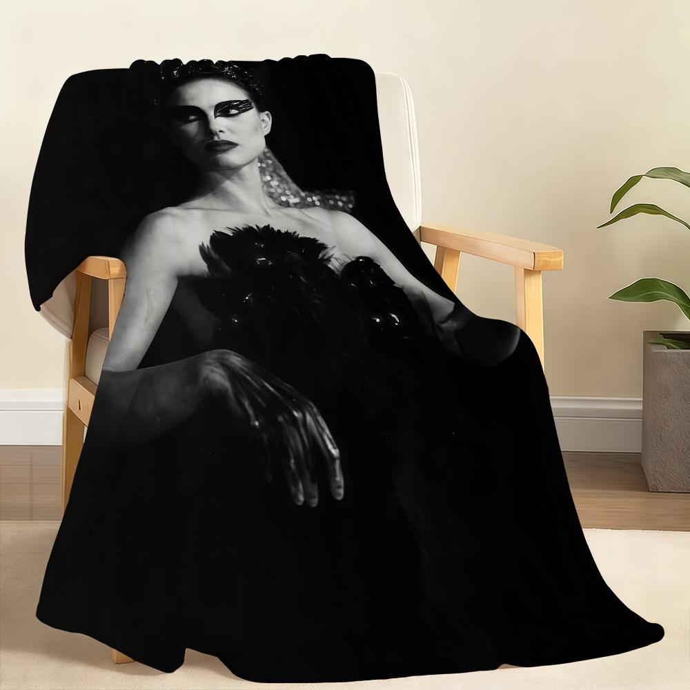 Classic Luxurious Movie B BlackS S SwanS Blanket For Soft Throw Blanket for Picnic Bed Sofa Home Bedroom Cozy Warm Comfortable