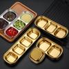 Korean Seasoning Dish Stainless Steel Barbecue Sauce Dish Plate Tableware Restaurant Kitchen Tool