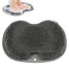 DEVENTORZ Foot Foot Washing Mat with Suction Foot Odor Foot Body Back Foot Odor Heel Unisex Bath Aid Brush, Cups, Non-Slip, Brush, Massager, Brush,