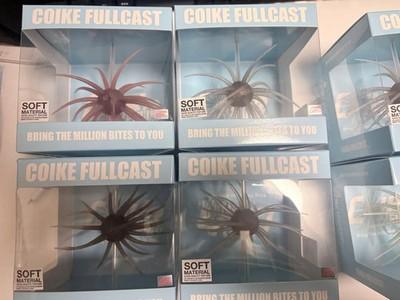 HIDEUP COIKE FULLCAST Soft Material Lot 8 Worms Mixed Colors Unused Japan