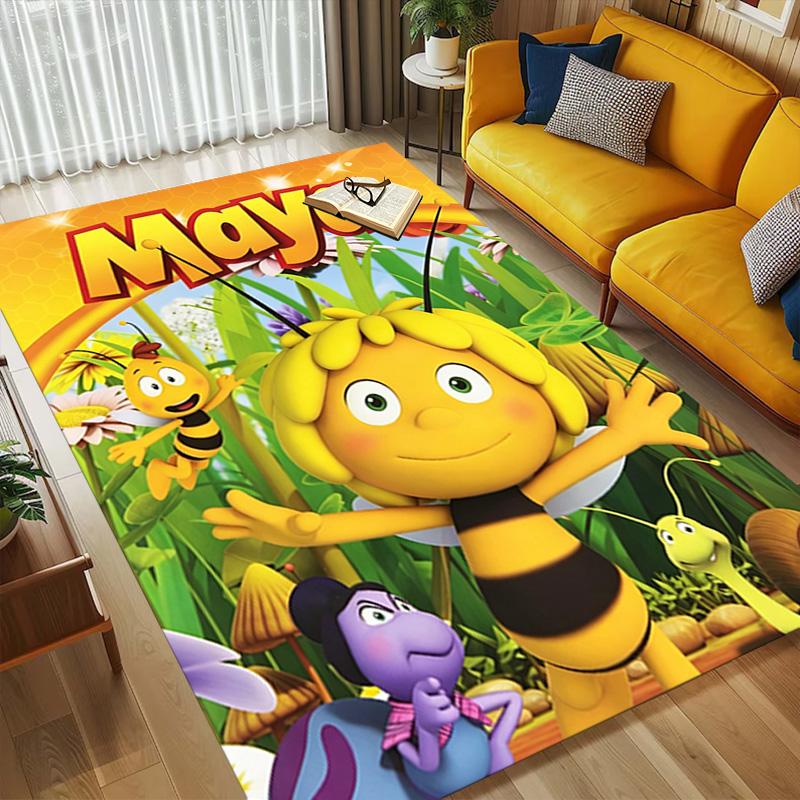 Bee Maya Living Room Nonslip Area Rug Soft Carpet For Bedroom Game Playroom Sofa Office Home Decor Doormat Christmas Gift C92665