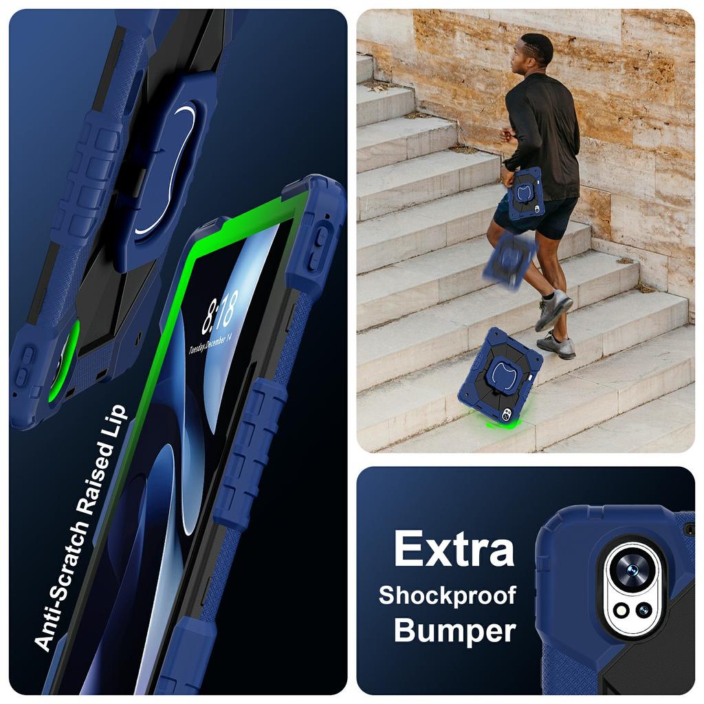 Для Huawei MatePad Air (2024) Чехол Силикон+ПК Подставка Чехол для планшета