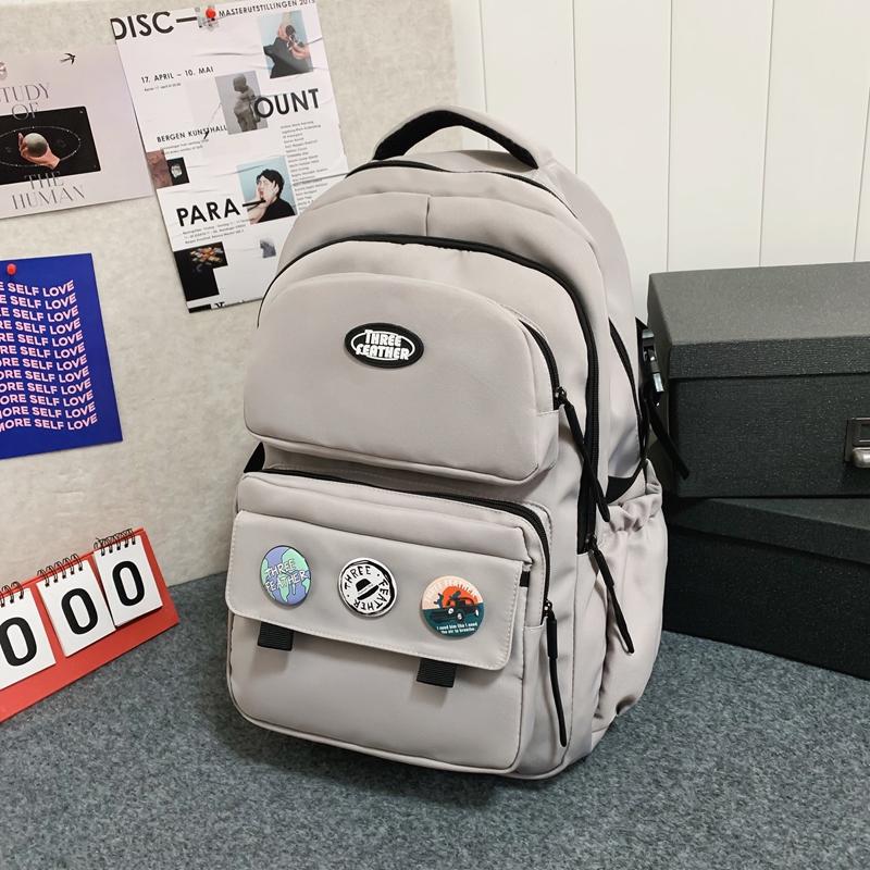 Men's Backpack Student's Lightweight Schoolbag Women's Large Capacity Backpack